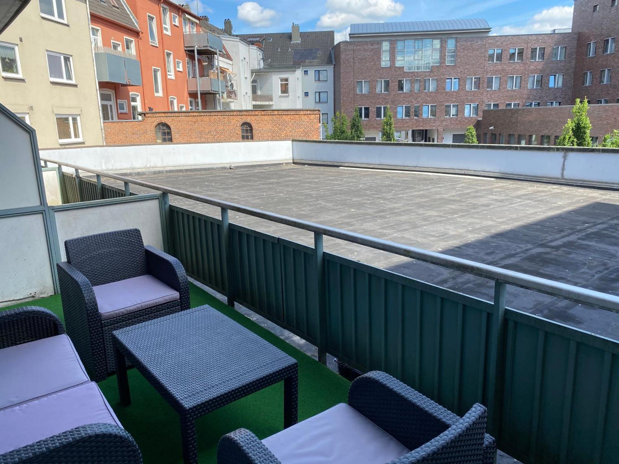1,5-Zimmer Apartment Mit Balkon Am Hauptbahnhof Neumünster Extérieur photo